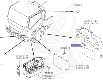 Nissan - Atlas - F24 - 2016 - BASE GRADE - Truck (C/O/STD) - 2-link Tanjak (2WD/SHT) - 5 SPEED MANUAL TRANS(5MT) - ZD30DDTI