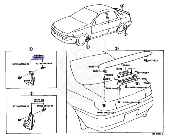 Toyota - Carina - AT192 - 1992 - SG TYPE - Automatic - 5AFE