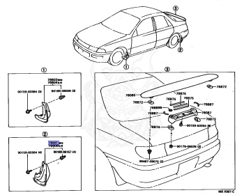 Toyota - Carina - AT192 - 1992 - SG TYPE - Automatic - 5AFE