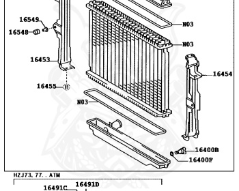 Toyota - Land Cruiser - HZJ75 - 1998 - STANDARD TYPE - CHASSIS FOR FIRE ENGINE - Manual - 1HZ