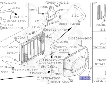 Nissan - Cedric/Gloria - Y30 - 1995 - GL TYPE - SEDAN(S) - Column Automatic (RA) - VG20E