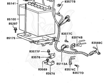 Mitsubishi - Galant - E32A - 1987 - SNU2 - 4G67