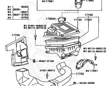 Toyota - Corolla - CE109V - 1996 - DX TYPE - VAN - Manual - 2C