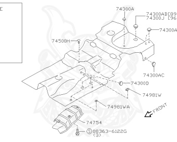Nissan - 180SX - RS13 - 1991 - Type 1 - HATCH BACK(HB) - MANUAL TRANSMISSION(MT) - TWO WHEELS STEERING(2WS) - CA18DT