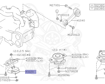 Subaru - Legacy B4 - BL5 - Jan-2003 - Dec-2007 - 20R - Sedan - 4W - 5-speed manual transmission - Right hand - EJ20