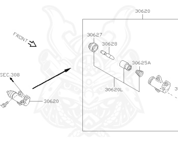 Nissan - Silvia - S14 - 1996 - KS - HARDTOP(K) - MANUAL TRANSMISSION(MT) - TWO WHEELS STEERING(2WS) - SR20DET