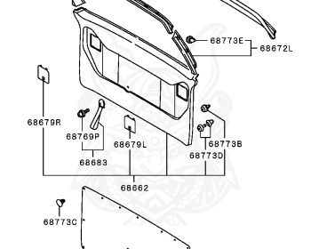 Mitsubishi - Delica - PA5W - 1997 - HSEGF - 4D56