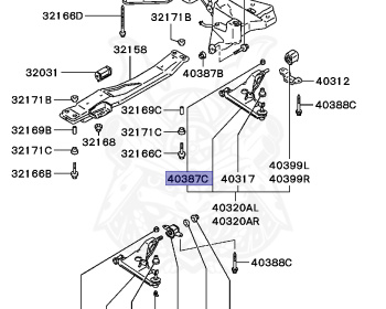 Mitsubishi - Mirage - CA4A - 1992 - MNDH3 - 4G92