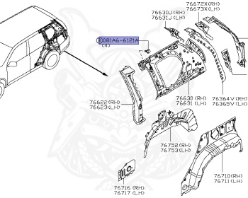 Nissan - X-Trail - T31 - 2010 - X/XTT/GT Grade - WAGON(W) - 4 WHEEL DRIVE(4WD) - 6 SPEED AUTO TRANSMISSION(6AT) - M9R