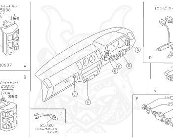 Genuine Fairlady Z Z31 Electrical OEM parts supplied from Japan