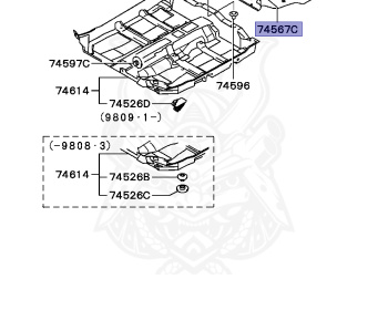 Mitsubishi - Eclipse - D32A - 1996 - MRGFLFJ - 4G63