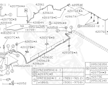 Subaru - Impreza - GC4 - Jan-1992 - Dec-1996 - CS - Sedan - F4WD - Automatic transmission - Right hand - EJ16E