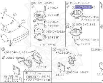 Nissan - Cedric/Gloria - Y31 - 1988 - BRO TYPE - HARDTOP(K) - AUTOMATIC TRANSMISSION(AT) - VG20E