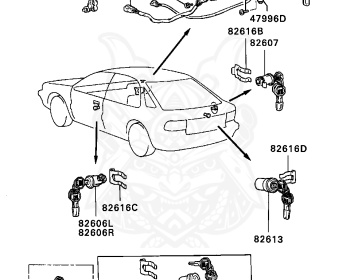 Mitsubishi - Lancer - C62A - 1988 - LNHEG2 - 4G15