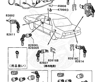 Mitsubishi - Galant - E15A - 1983 - SNGTG - G63B