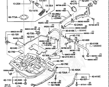 Mazda - Lantis - CBAEP - Jun-1993 - Right hand - KF-ZE