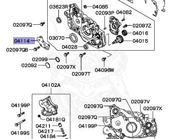 Mitsubishi - Airtrek - CU2W - 2005 - LYXFZ - 4G63