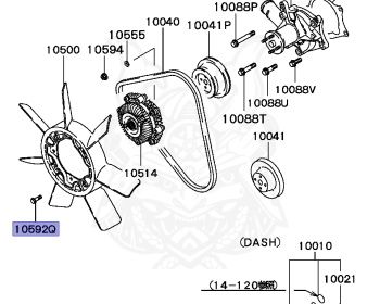 Mitsubishi - Starion - A182A - 1982 - MNJ - G63B