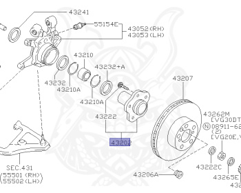 Nissan - Cedric/Gloria - Y32 - 1992 - GT TYPE - HARDTOP(K) - 5 SPEED A/T(AT.F5) - IRS TYPE(IRS) - STANDARD GRADE(STD) - VG30E