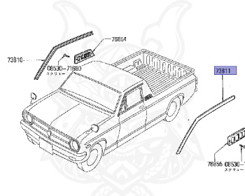 Genuine Sunny B120 Exterior OEM parts supplied from Japan - Nengun
