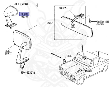 Genuine Sunny B120 Exterior OEM parts supplied from Japan - Nengun