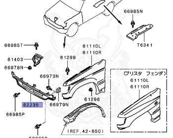 Mitsubishi - Pajero - V21W - 1996 - GNXE - 4G64