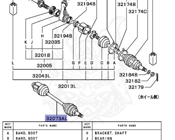 Mitsubishi - GTO - Z15A - 1990 - MJGF - 6G72