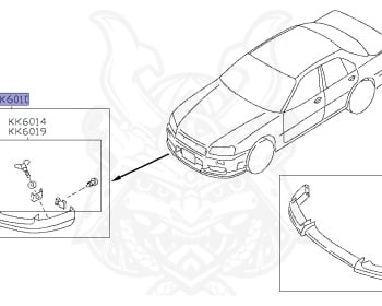 Nissan - Skyline - R34 25GT - ENR34 - 1998 - 25GT - 2 door hard top (2K) - AUTOMATIC-FLOOR SHIFT(AT.F4) - High cast, 2-link (IRS.2WD) - RB25DE
