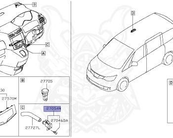 Nissan - Serena - C26 - 2013 - 20G I/S grade Sunroof - WAGON(W) - 4 WHEEL DRIVE(4WD) - ECVT(ECVT) - MR20DD
