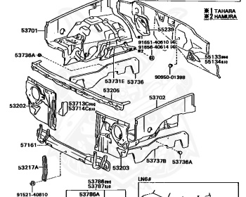 Toyota - Hilux - LN65 - 1984 - DLX TYPE - LOW DECK,PICKUP(STANDARD DECK 1-SIDE OPEN) - Manual - 2L