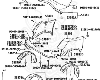 Toyota - Estima - TCR21W - 1993 - STANDARD TYPE - WAGON - Automatic - 2TZFE
