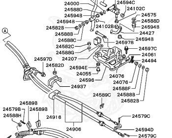 Mitsubishi - Diamante - F12A - 1990 - TNHE - 6A12