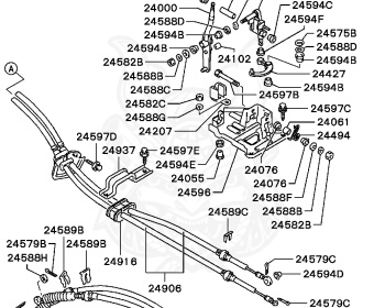 Mitsubishi - GTO - Z15A - 1990 - MNPM - 6G72