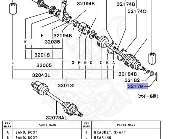 Mitsubishi - GTO - Z16A - 1992 - MNGF2 - 6G72