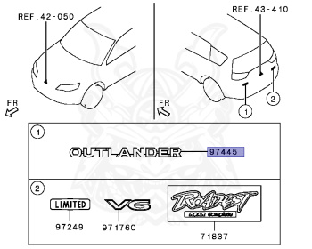 Mitsubishi - Outlander - CW5W - 2012 - XTXH - 4B12