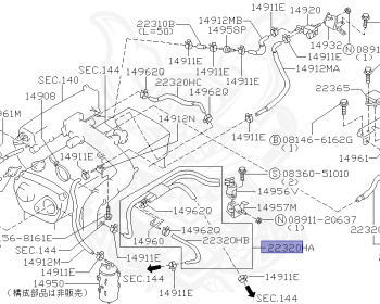 Nissan - Skyline - R34 25GTT - ER34 - 1998 - 25GT TURBO - 2 door hard top (2K) - AUTOMATIC-FLOOR SHIFT(AT.F4) - Hi-Cas 2-Link (HI.2WD) - RB25DET