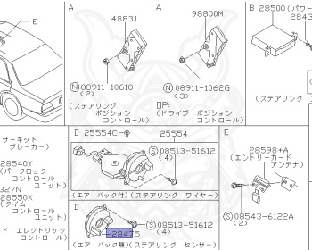 Nissan - Cedric/Gloria - Y32 - 1994 - GT TYPE - HARDTOP(K) - 5 SPEED A/T(AT.F5) - IRS TYPE(IRS) - STANDARD GRADE(STD) - VG30E