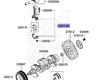 Mitsubishi - Colt - Z25A - 2003 - XSLH3 - 4G19