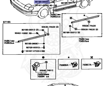 Toyota - Celica - ST162 - 1986 - GT TYPE - LIFTBACK - Automatic - 3SGELU