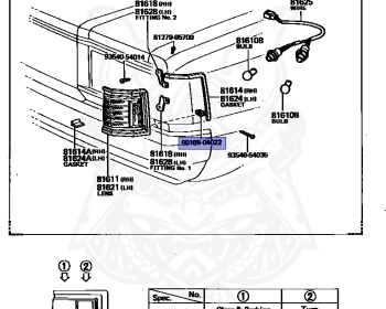 Toyota - Crown - LS110 - 1980 - B TYPE - 4-DOOR - Manual - L