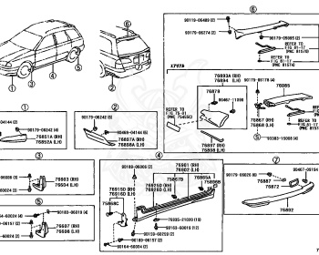 Toyota - Caldina GT-T - ST215W - 1997 - GT-T TYPE - WAGON - Automatic - 3SGTE