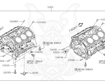 Nissan - Skyline - V36 370GT - CV36 - 2007 - 370GT TYPE P - COUPE(C) - 2-linked (2WD/STD) - 5 SPEED AUTOMATIC TRANS(5AT) - VQ37VHR
