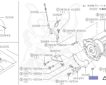 Nissan - 180SX - RS13 - 1989 - Type 1 - HATCH BACK(HB) - AUTOMATIC TRANSMISSION(AT) - TWO WHEELS STEERING(2WS) - CA18DT