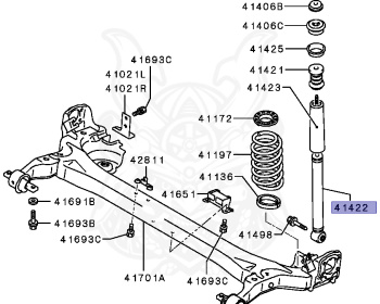 Mitsubishi - Colt - Z21A - 2006 - XSMH - 4A90