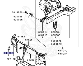 Mitsubishi - Pajero Jr - H57A - 1996 - MKDE - 4A31