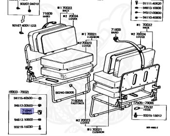 Genuine Land Cruiser BJ40 Interior OEM parts supplied from Japan