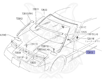 Nissan - Fairlady Z - Z31 - 1986 - ZR - AUTOMATIC TRANSMISSION(AT) - T-bar roof (KZ#) - VG30D