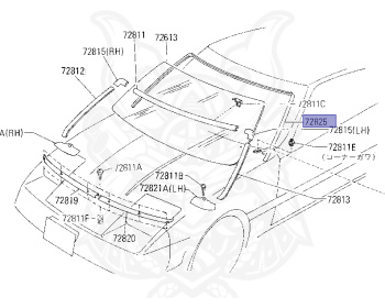 Nissan - Fairlady Z - Z31 - 1986 - ZR - AUTOMATIC TRANSMISSION(AT) - T-bar roof (KZ#) - VG30D
