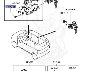 Mitsubishi - EK Wagon - H82W - 2012 - LNME - 3G83