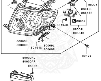 Mitsubishi - Pajero - V98W - 2008 - LYUJ1 - 4M41